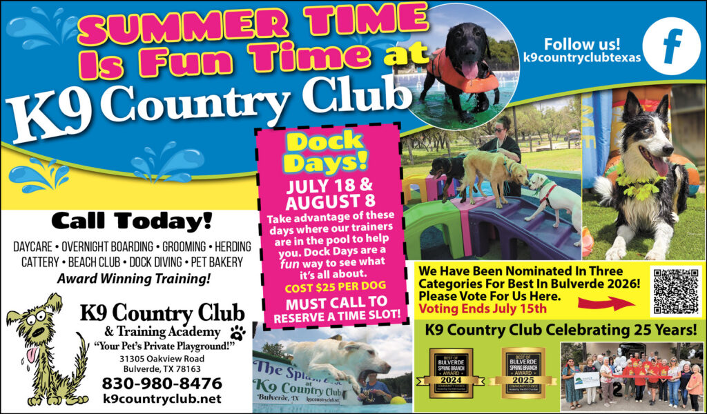 K9 Country Club July 2026