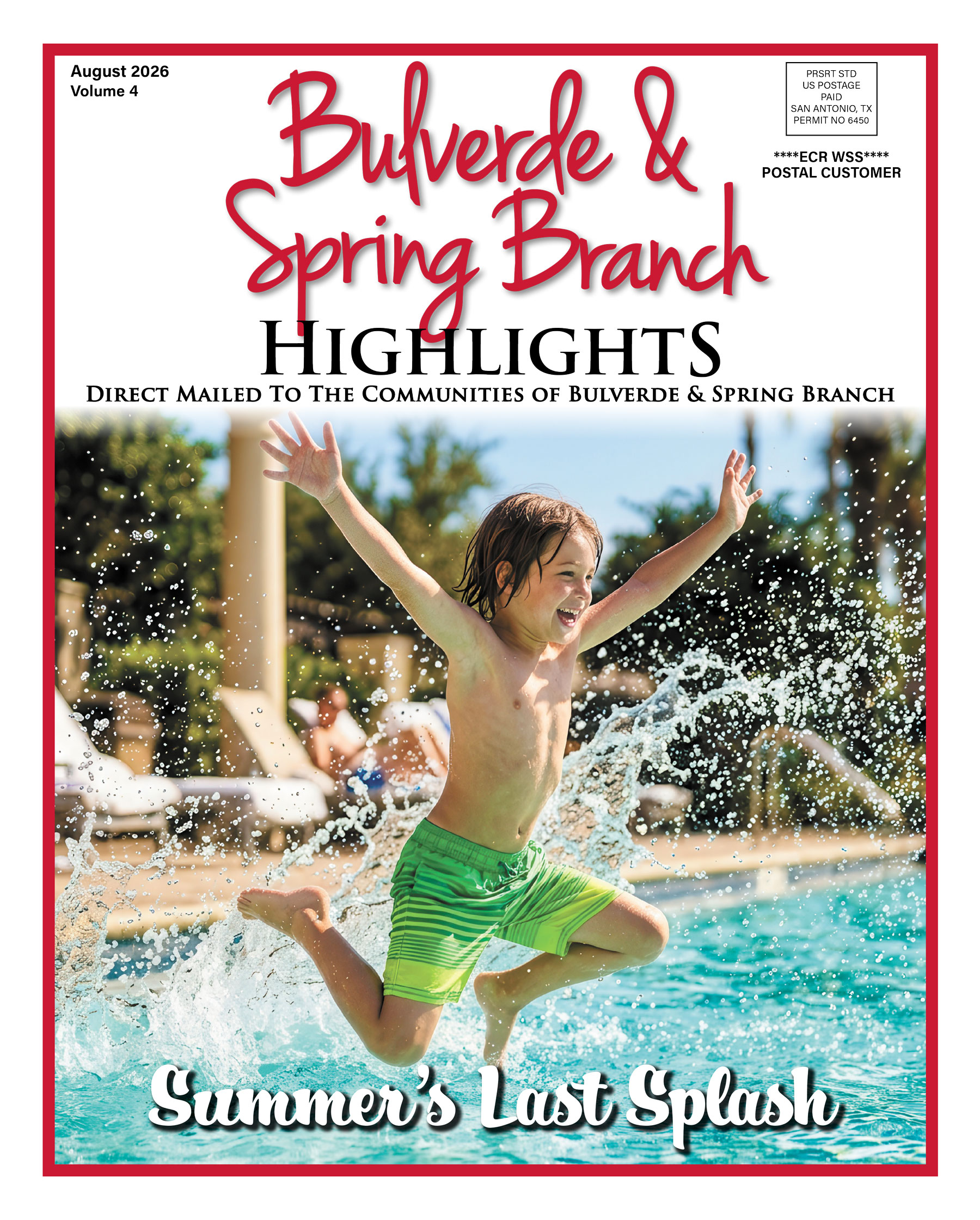 Bulverde - Spring Branch Highlights August 2026